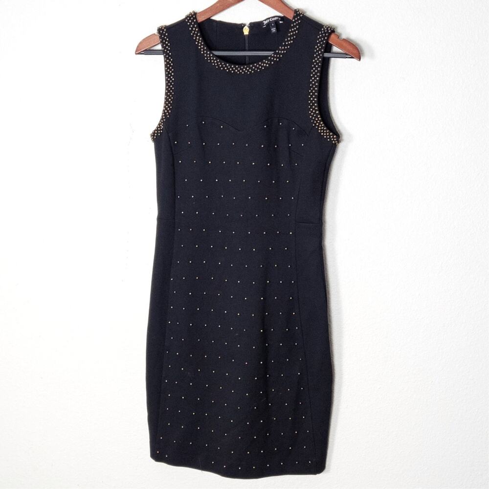 Juicy Couture Black Studded Sleeveless Dress Size 2 Cocktail Occasionwear